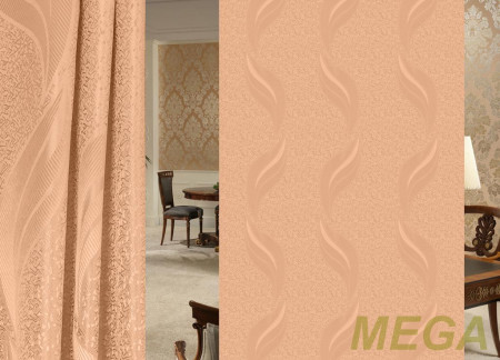 Ткани портьерные Однотон Жаккард ZG 208-26/155