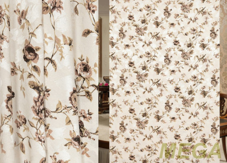 Ткани портьерные Печать Жаккард ERT DP832-3/150 P Pech