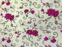 Ткань Ультра софт набивная, 100% полиэстер, 280 г/м2, шир.205см